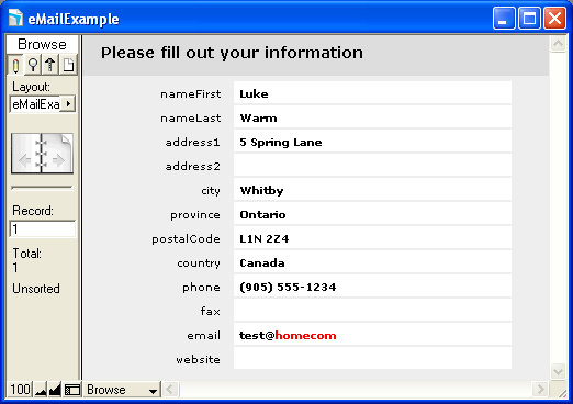 Validating Email Addresses With The Use of AutoEnter Calculations