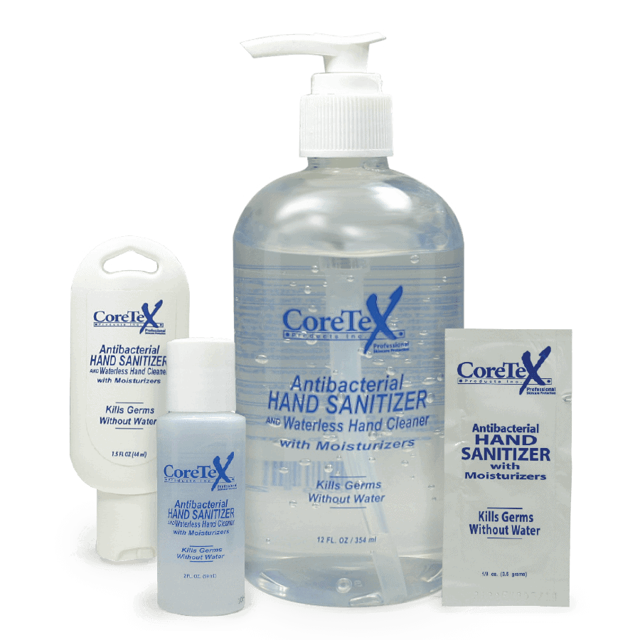 Antibacterial Hand Sanitizer & Hand Cleaner CoreTex Products