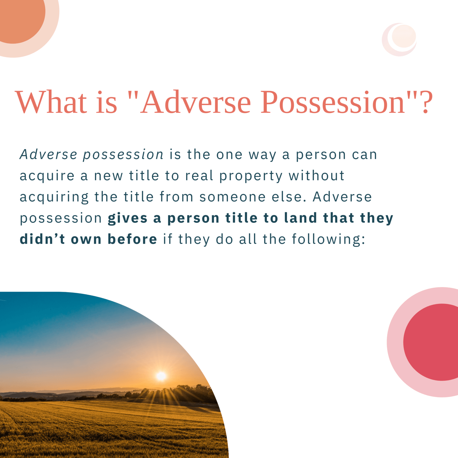 Title. Tip. Tuesday. What is Adverse Possession? CoreTitle