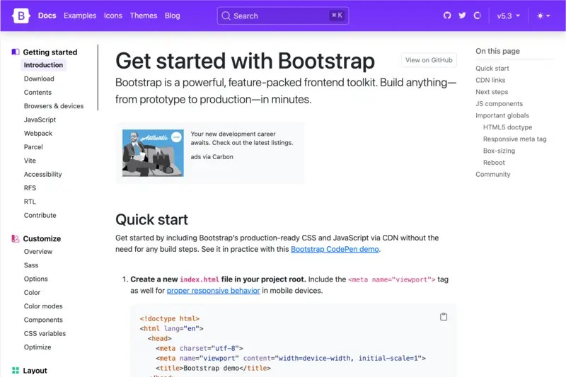 How to use Bootstrap 5 in React.js an original tutorial with (not