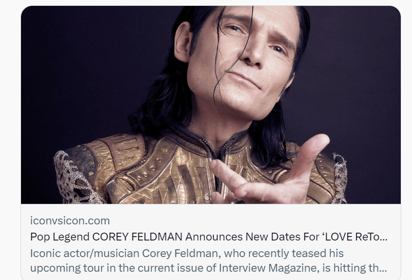 Corey Feldman, Official Corey , Corey