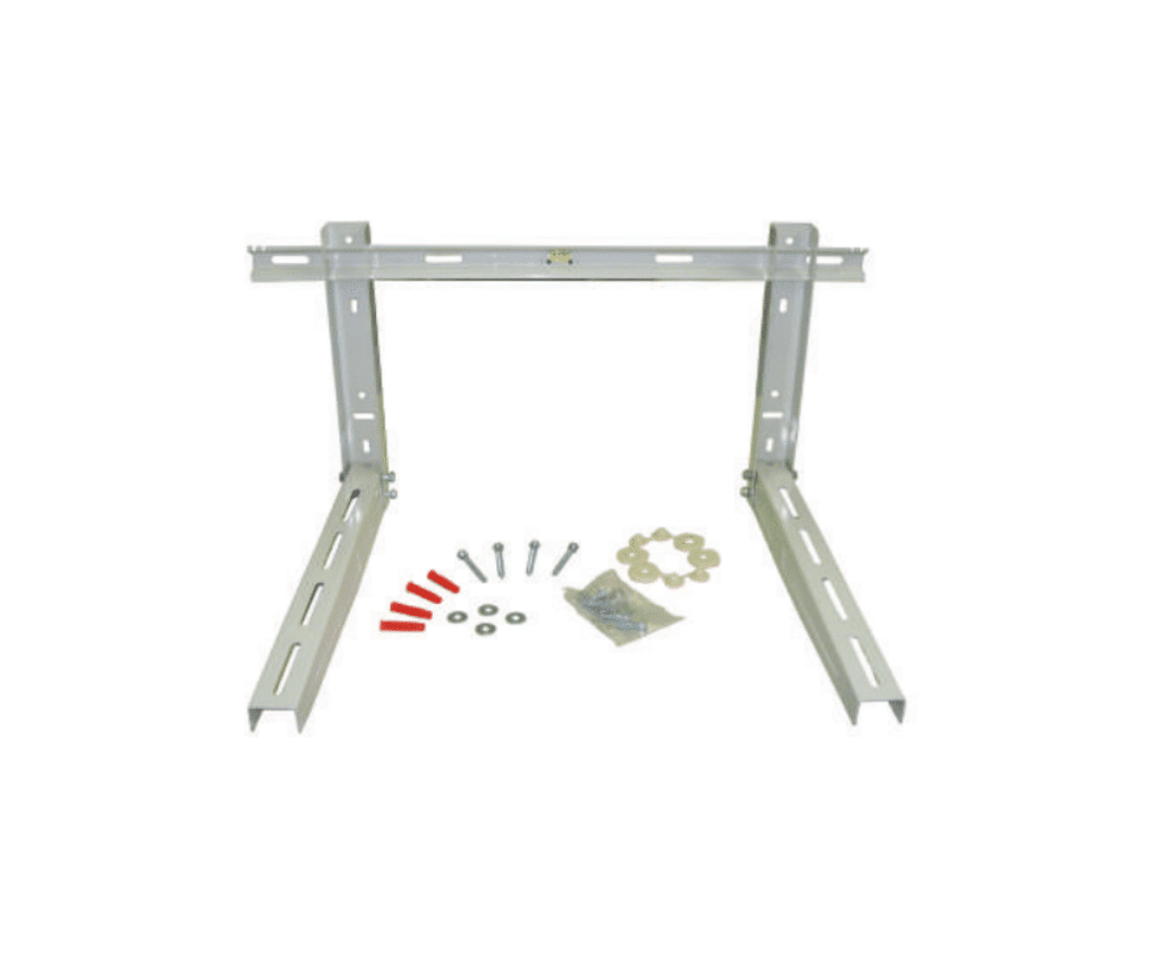 Adjustable wall bracket for outdoor unit for air conditioners for