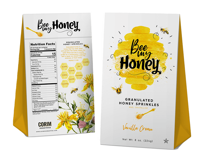 Bee My Honey Granulated Honey Sprinkles Corim Industries