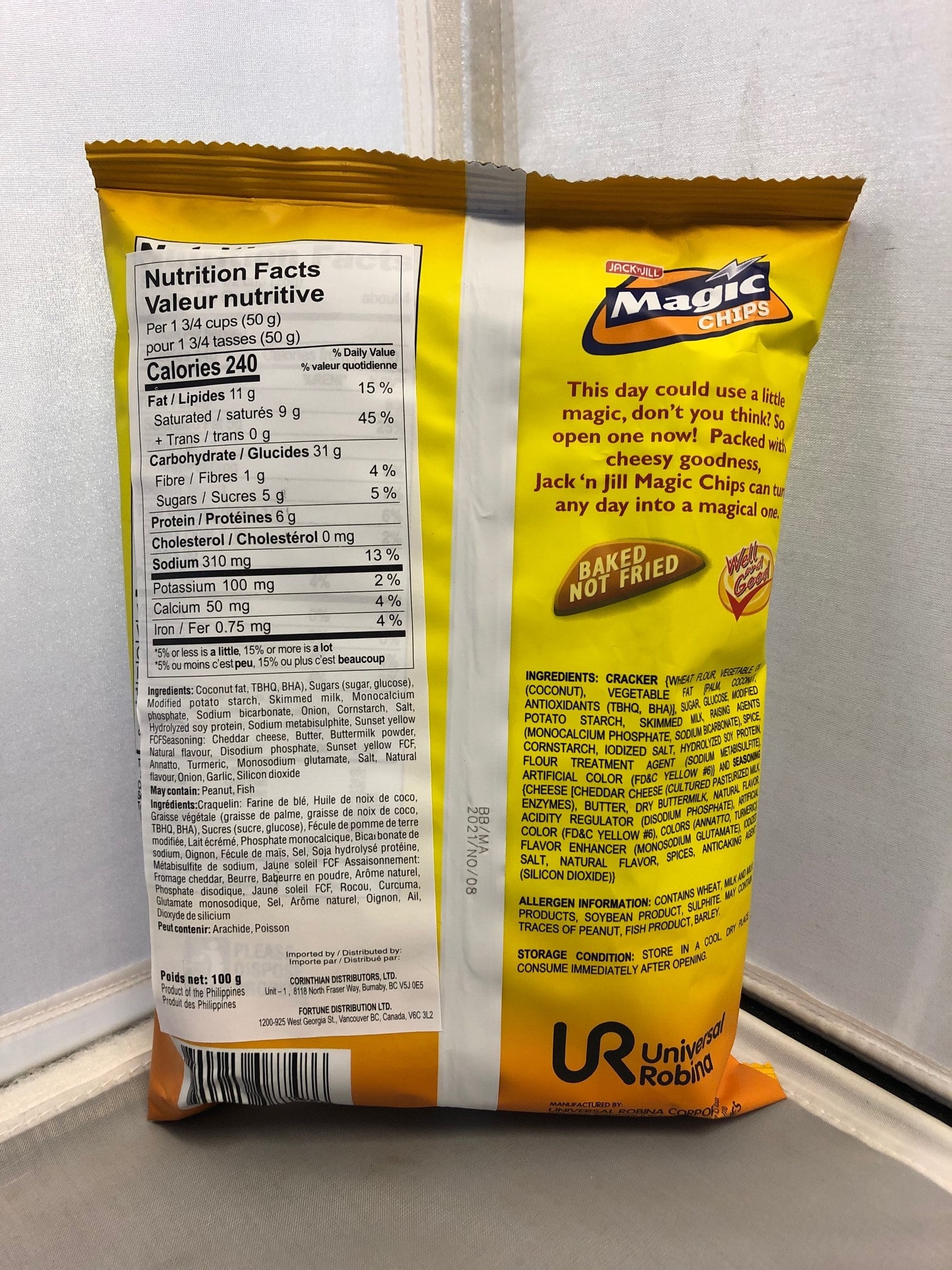 JACK'N JILL Magic Chips Cheese Corinthian Distributors