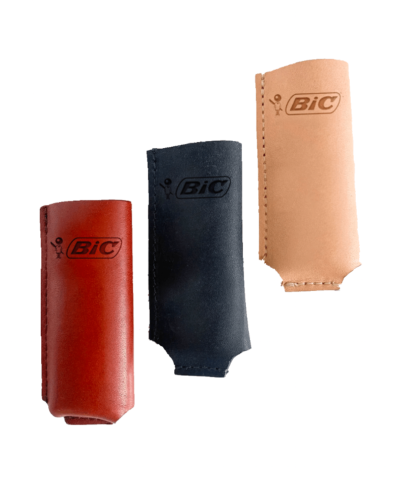 Leather Lighter Cover Corium USA Premium Promotional Leather Goods