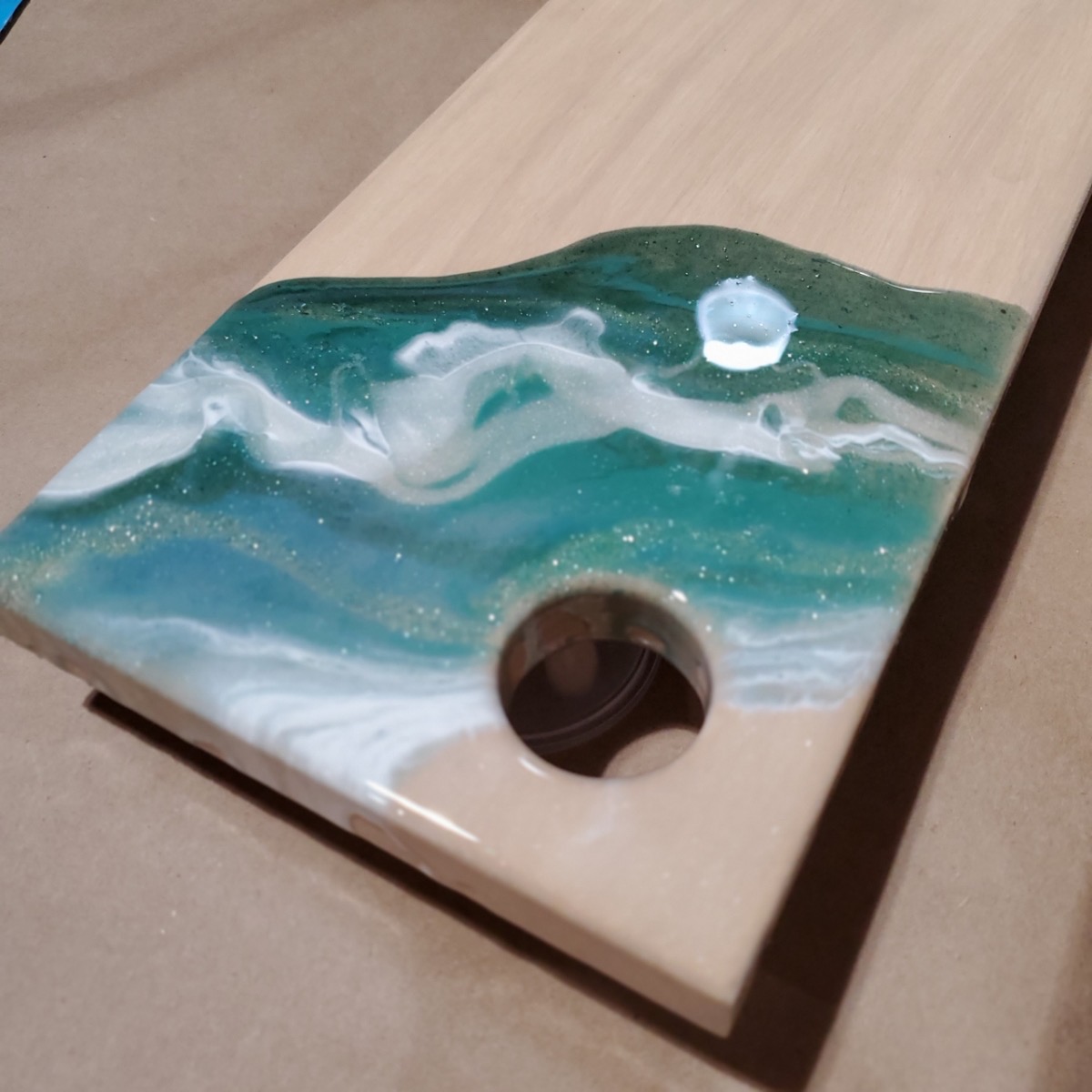 Resin Cheese Board To Go Kit Corks 'n Crafts