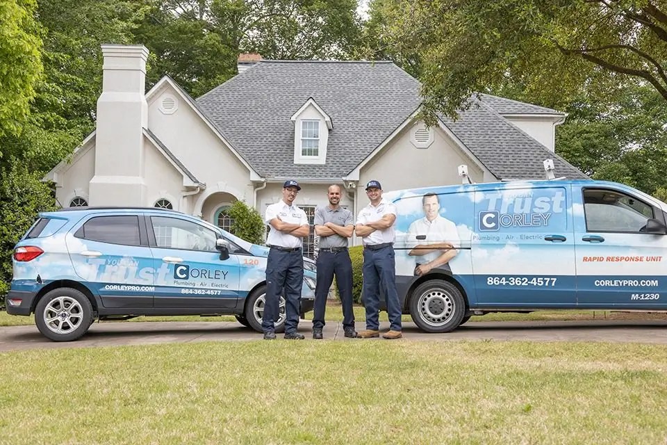 Corley Pro Greenville, SC Plumbing & HVAC Company