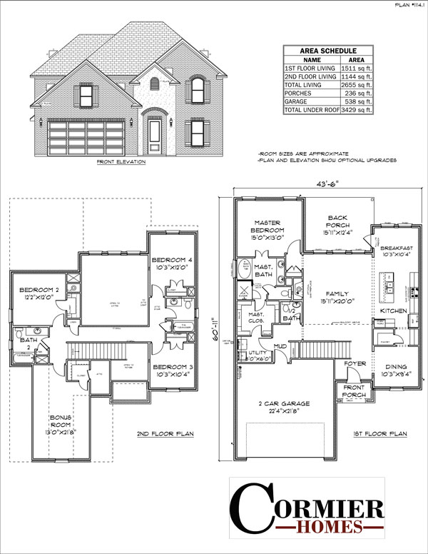 Realtor Plans Cormier Homes