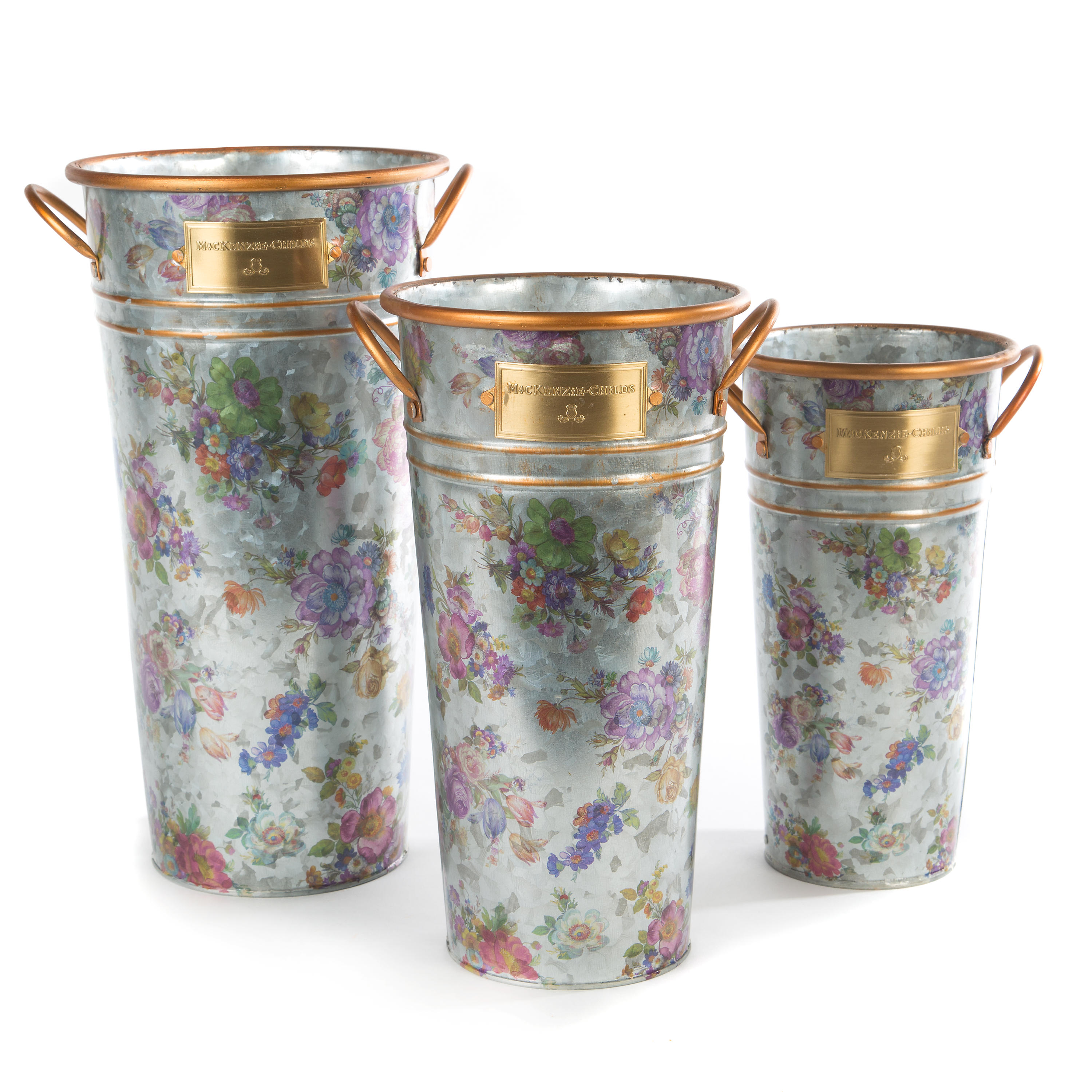 Flower Market Flower Buckets Set of 3 Cornelia Park