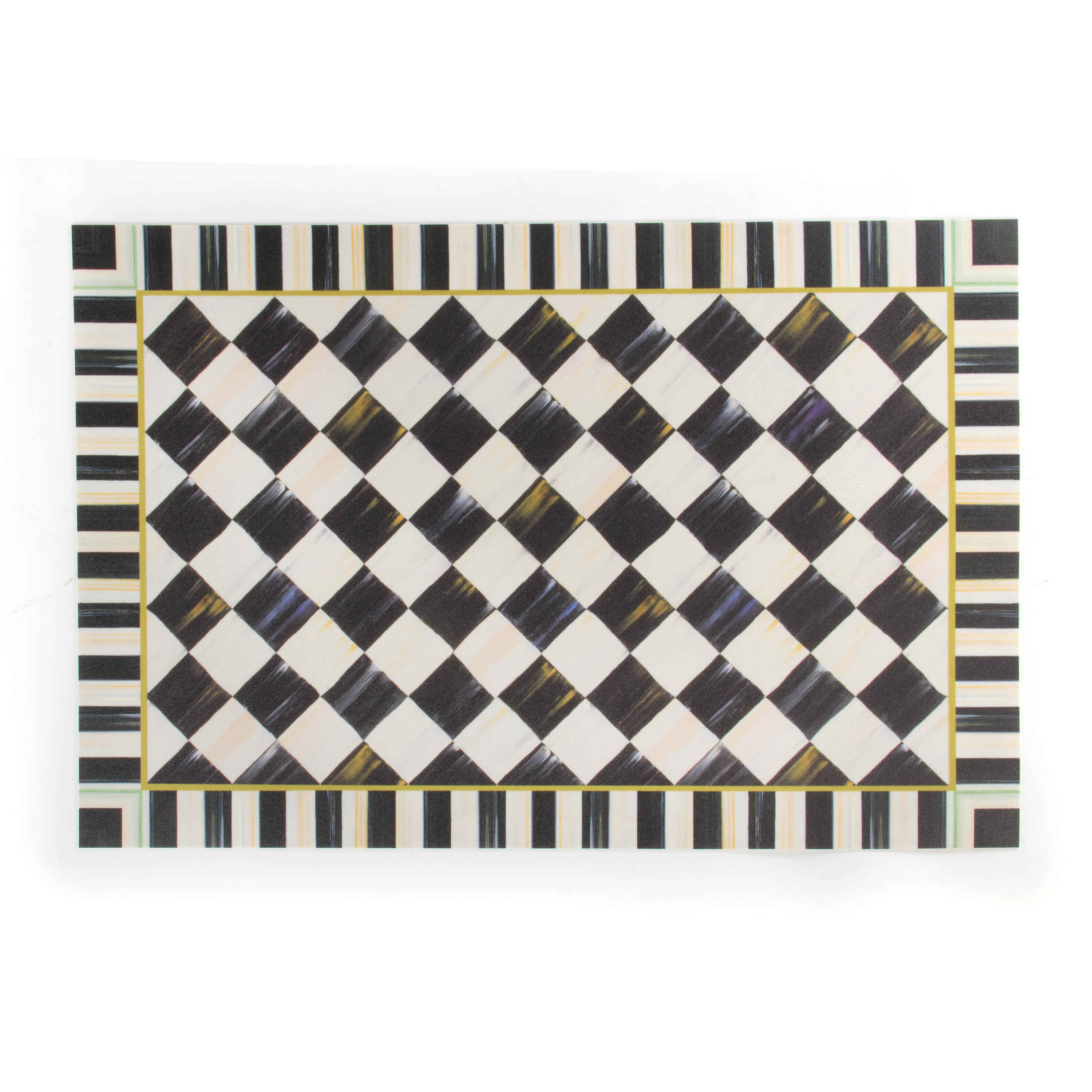 Courtly Check Floor Mat 2' x 3' Cornelia Park