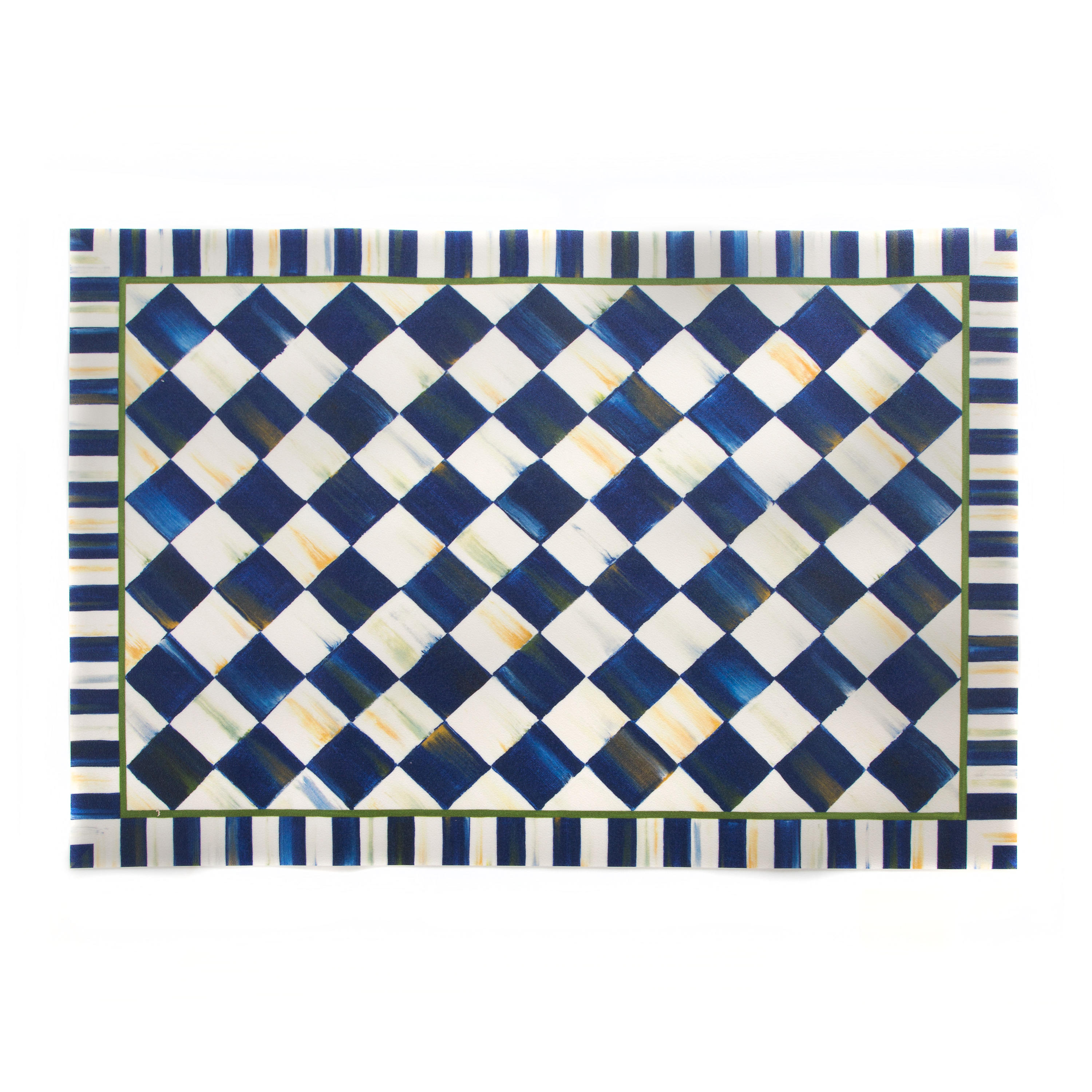 Royal Check Floor Mat 2' x 3' Cornelia Park