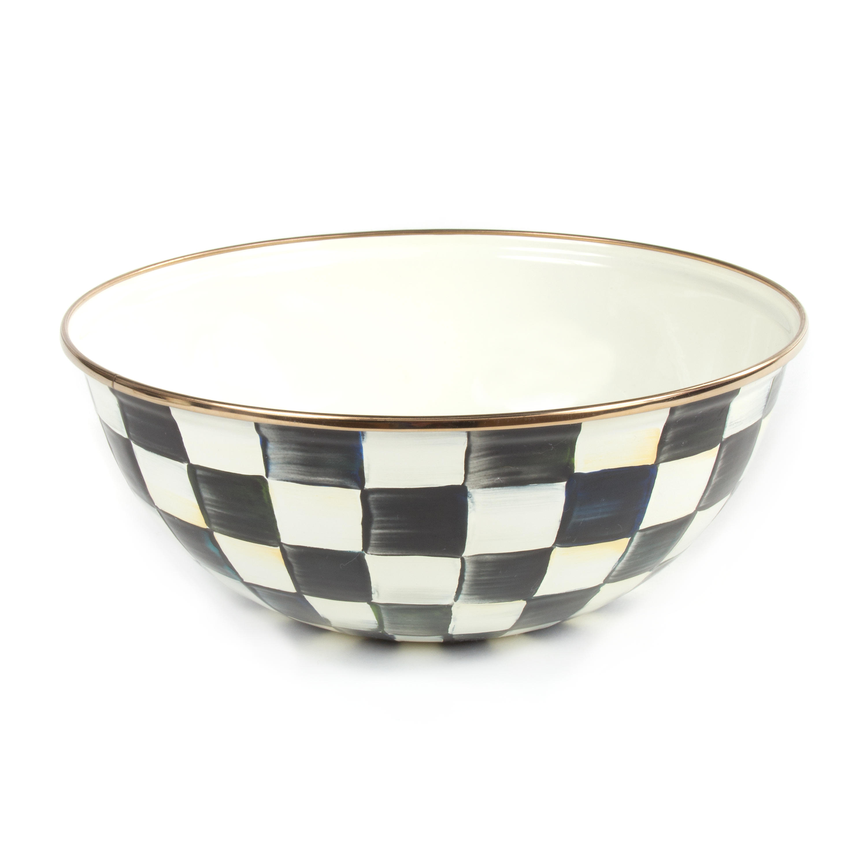 Courtly Check Enamel Everyday Bowl Medium Cornelia Park