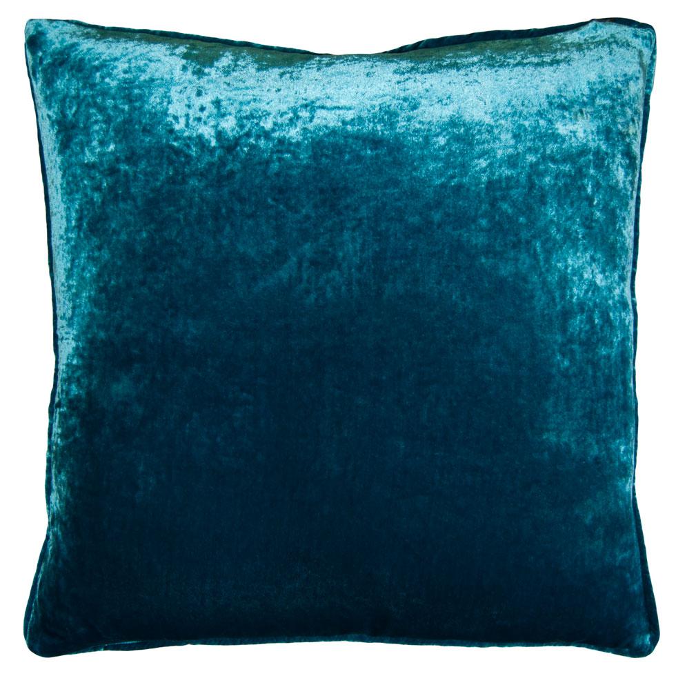 Velvet Pillow Teal Cornelia Park