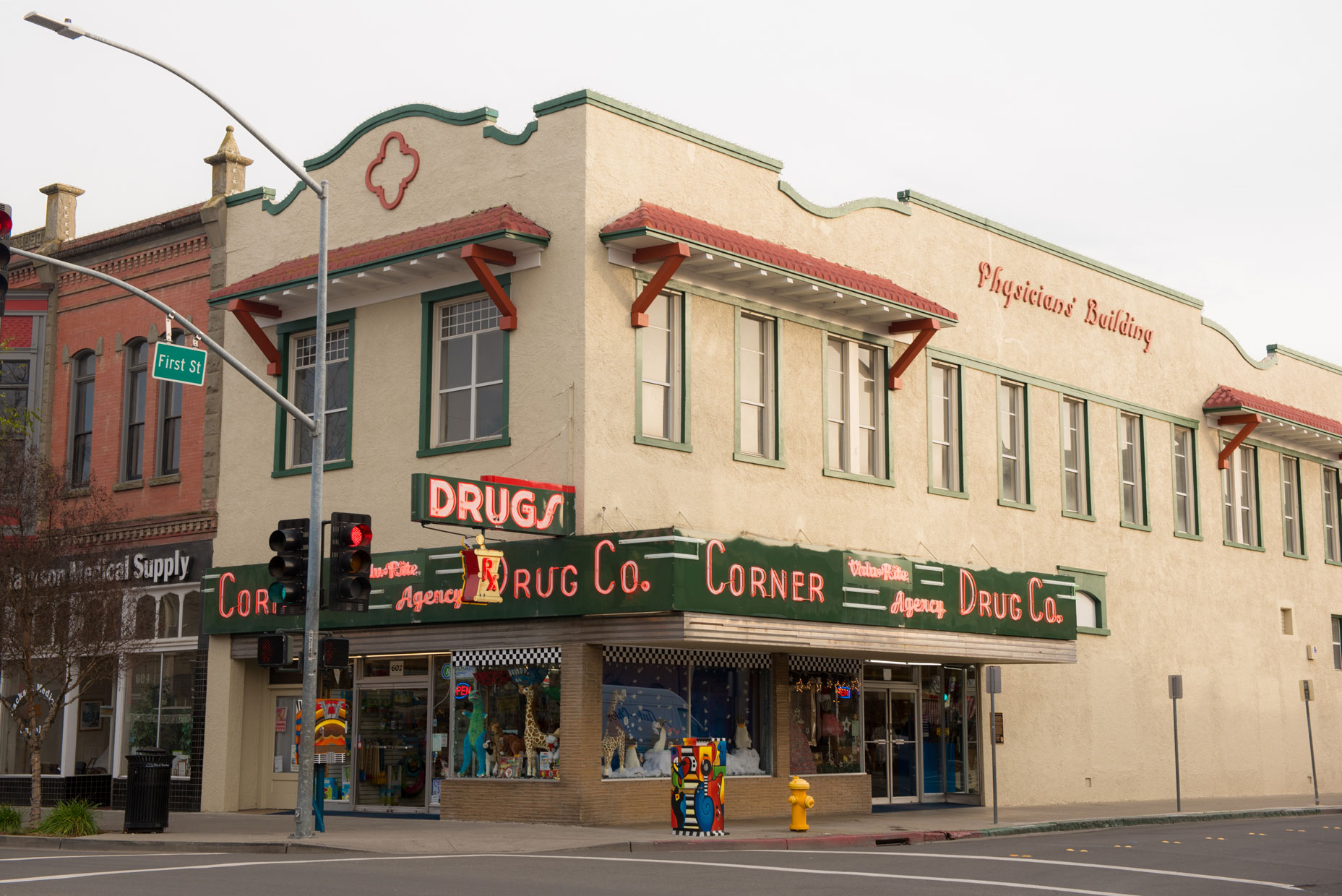 Location Corner Drug Co. 602 Main St, Woodland, CA 95695
