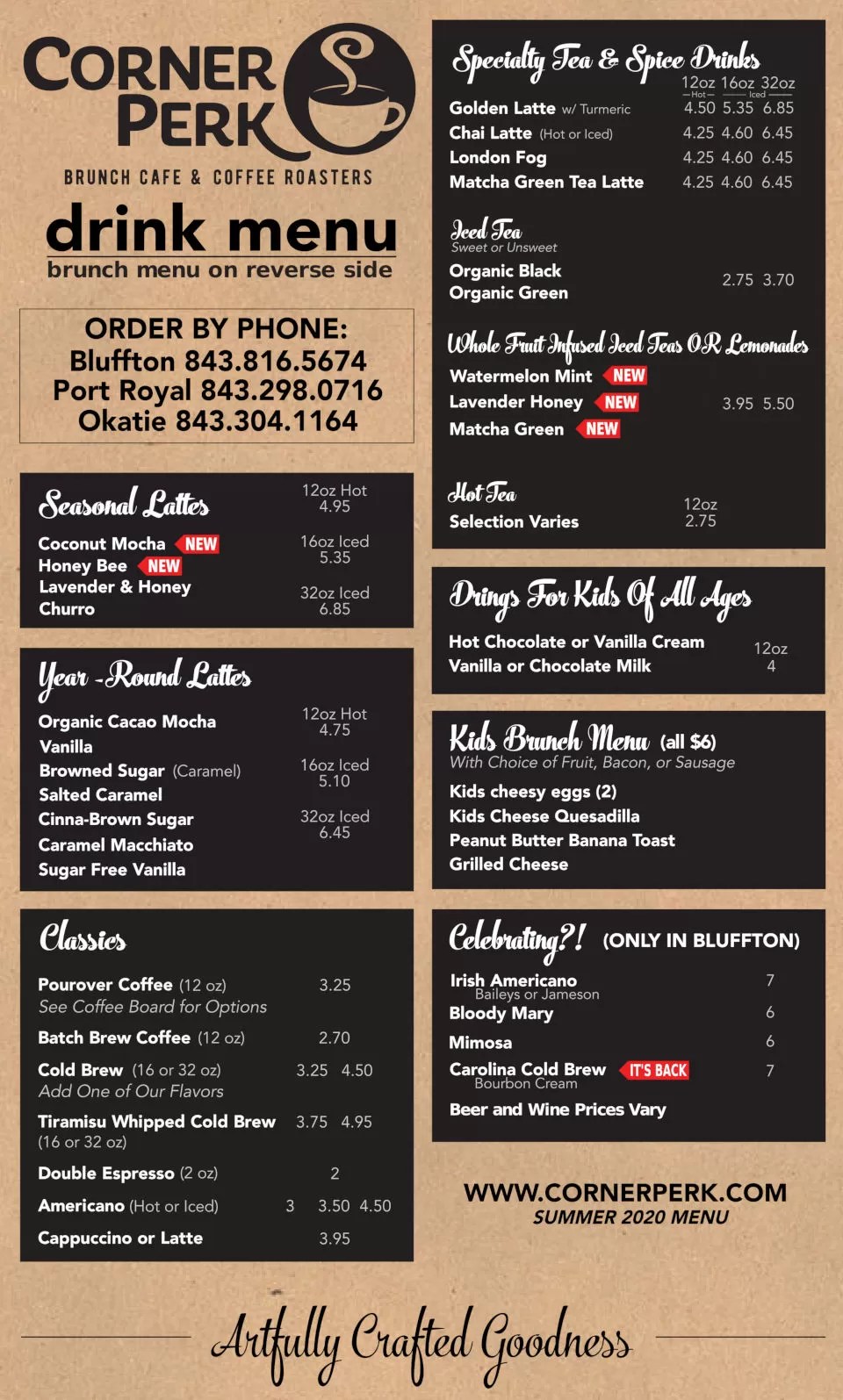 Corner Perk Brunch Cafe Exceptional Experiences and Artfully Crafted