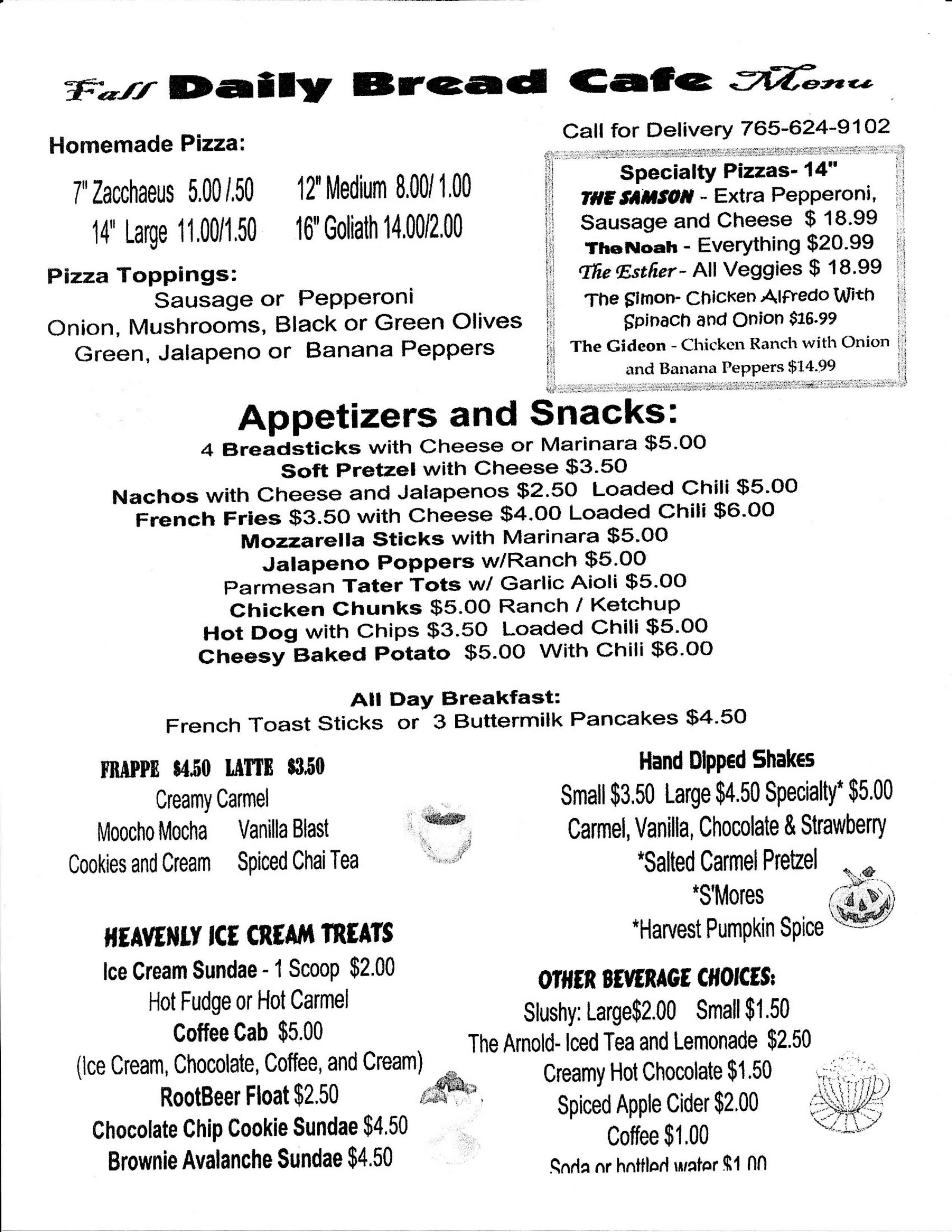 Daily Bread Café Cornerstone Retreat and Campground