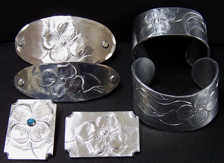 Cornerstone Hand Hammered Aluminum Jewelry