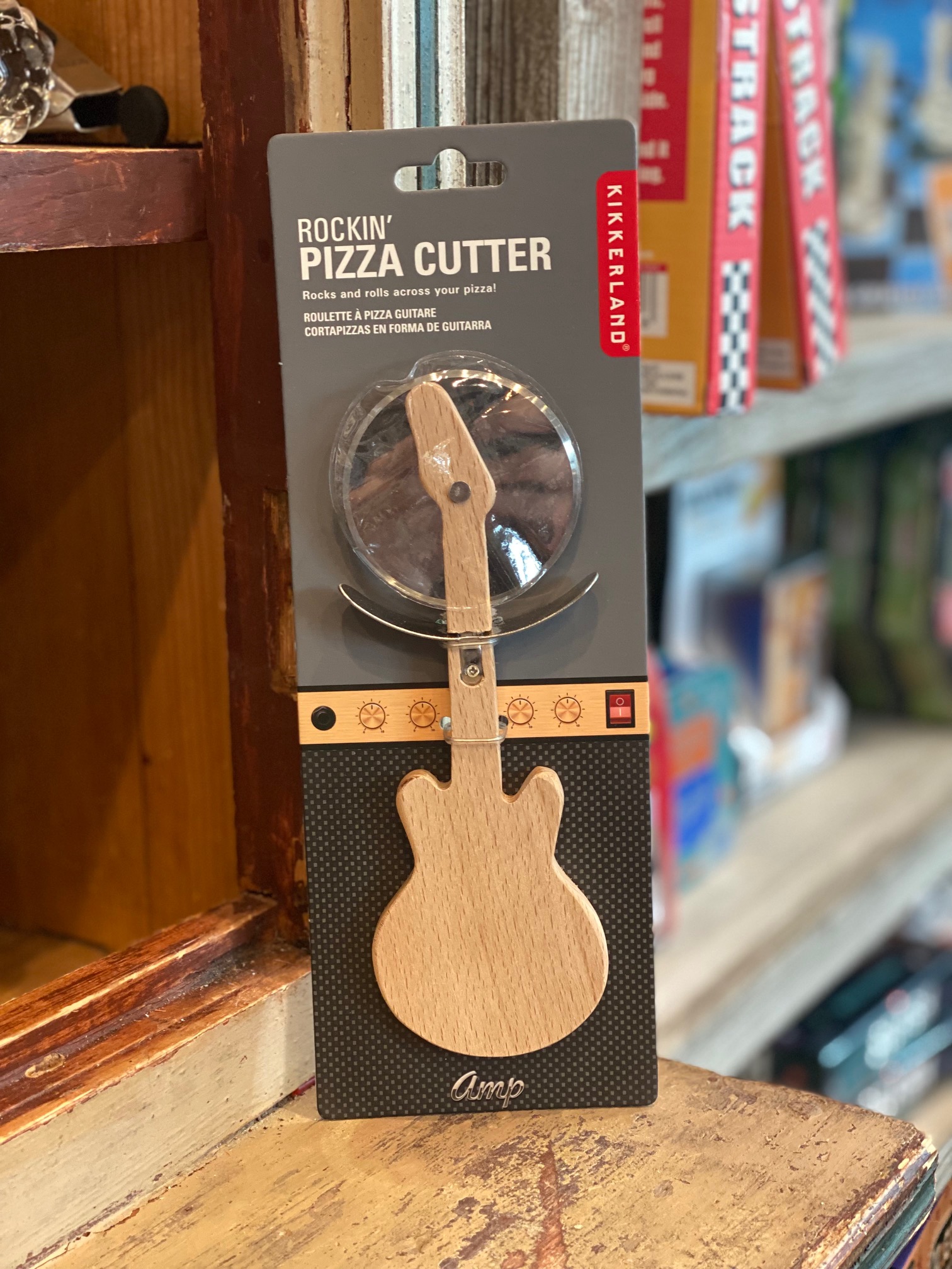 Rockin' Guitar PIzza Cutter The General Store at Cornerstone Montclair