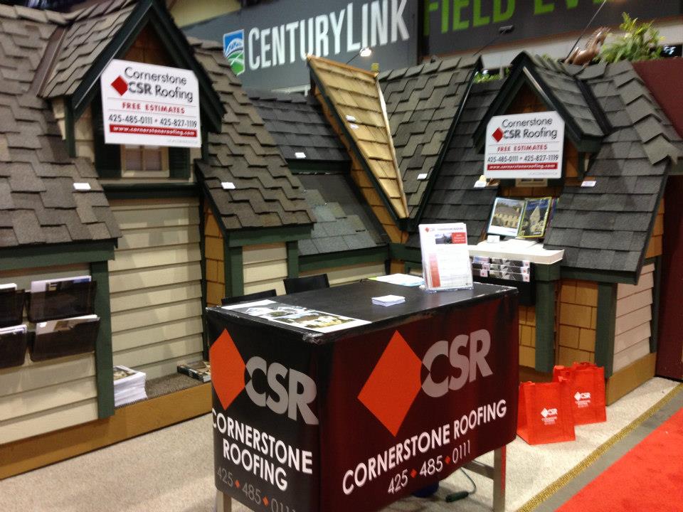 Cornerstone Roofing at the Seattle Home Show Cornerstone Roofing, Inc.