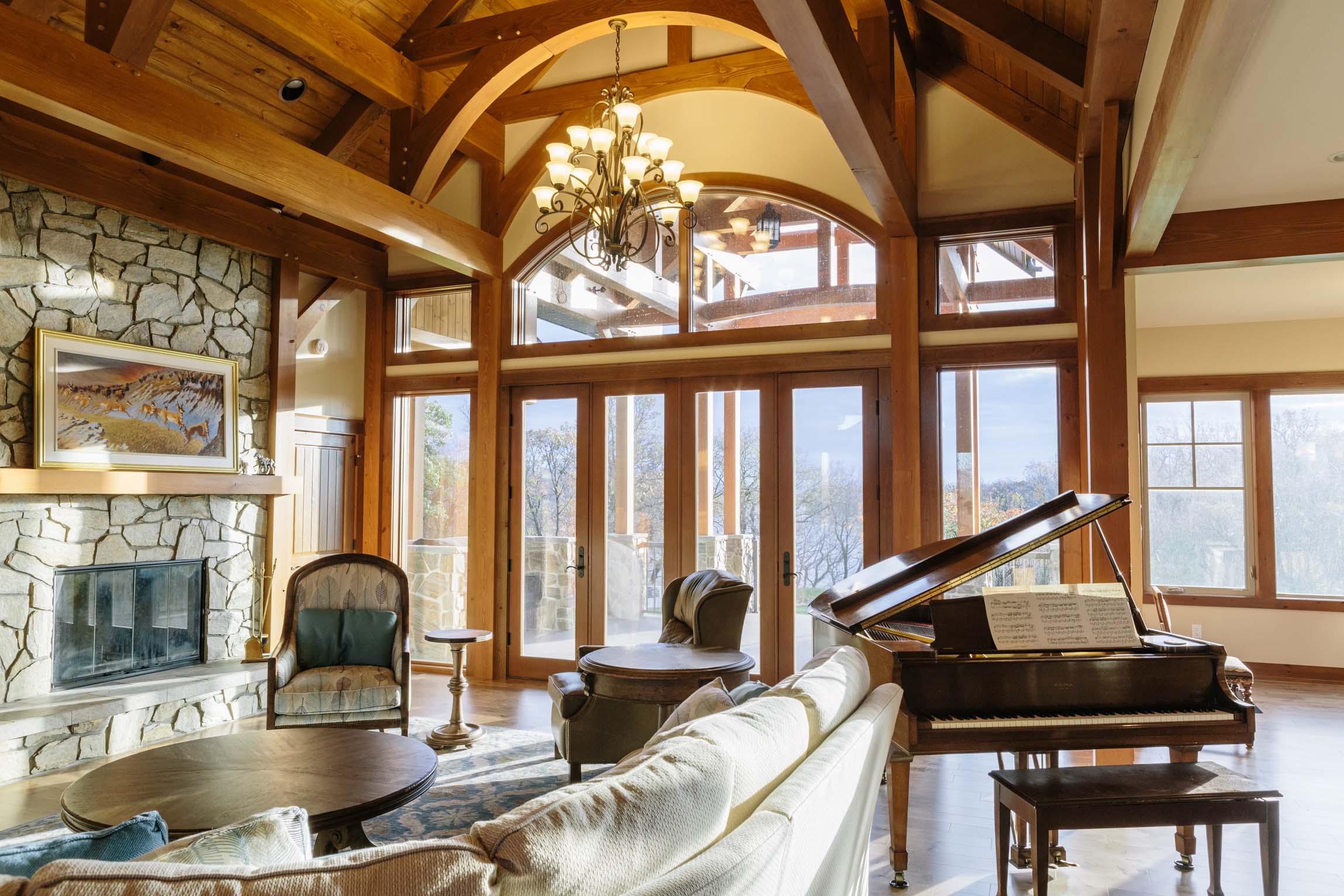 House on the Assiniboine Cornerstone Timberframes