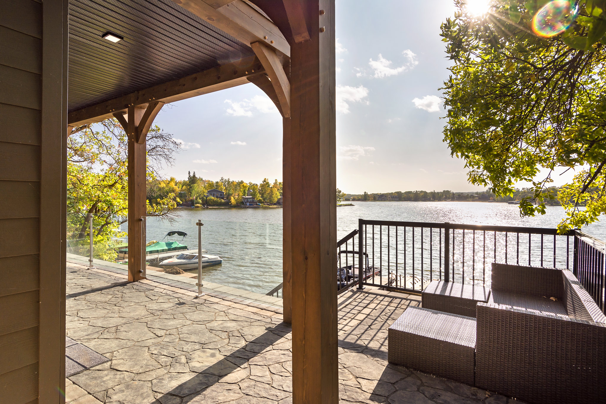 Lake Metigoshe Home Cornerstone Timberframes