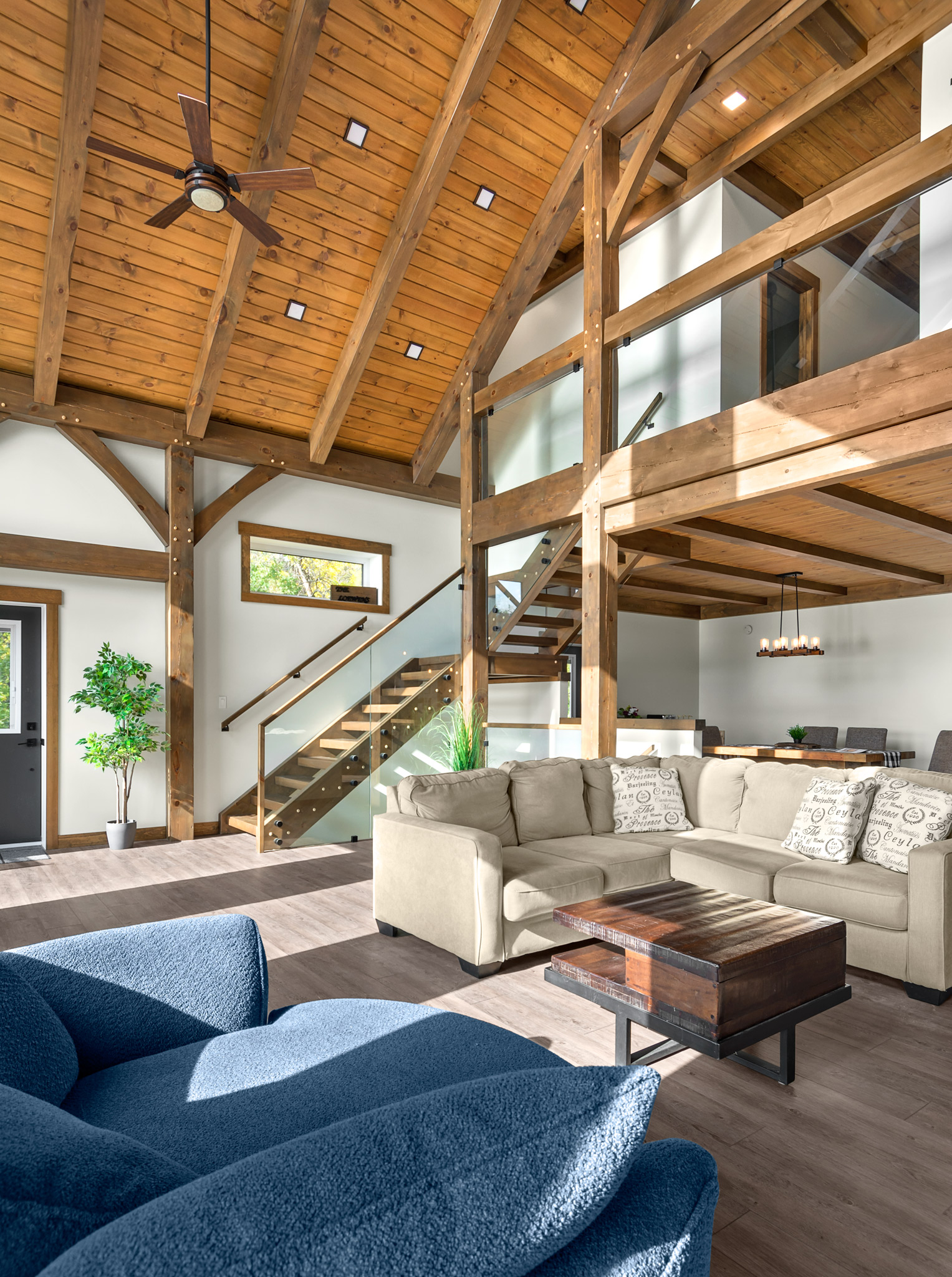 Lake Metigoshe Home Cornerstone Timberframes