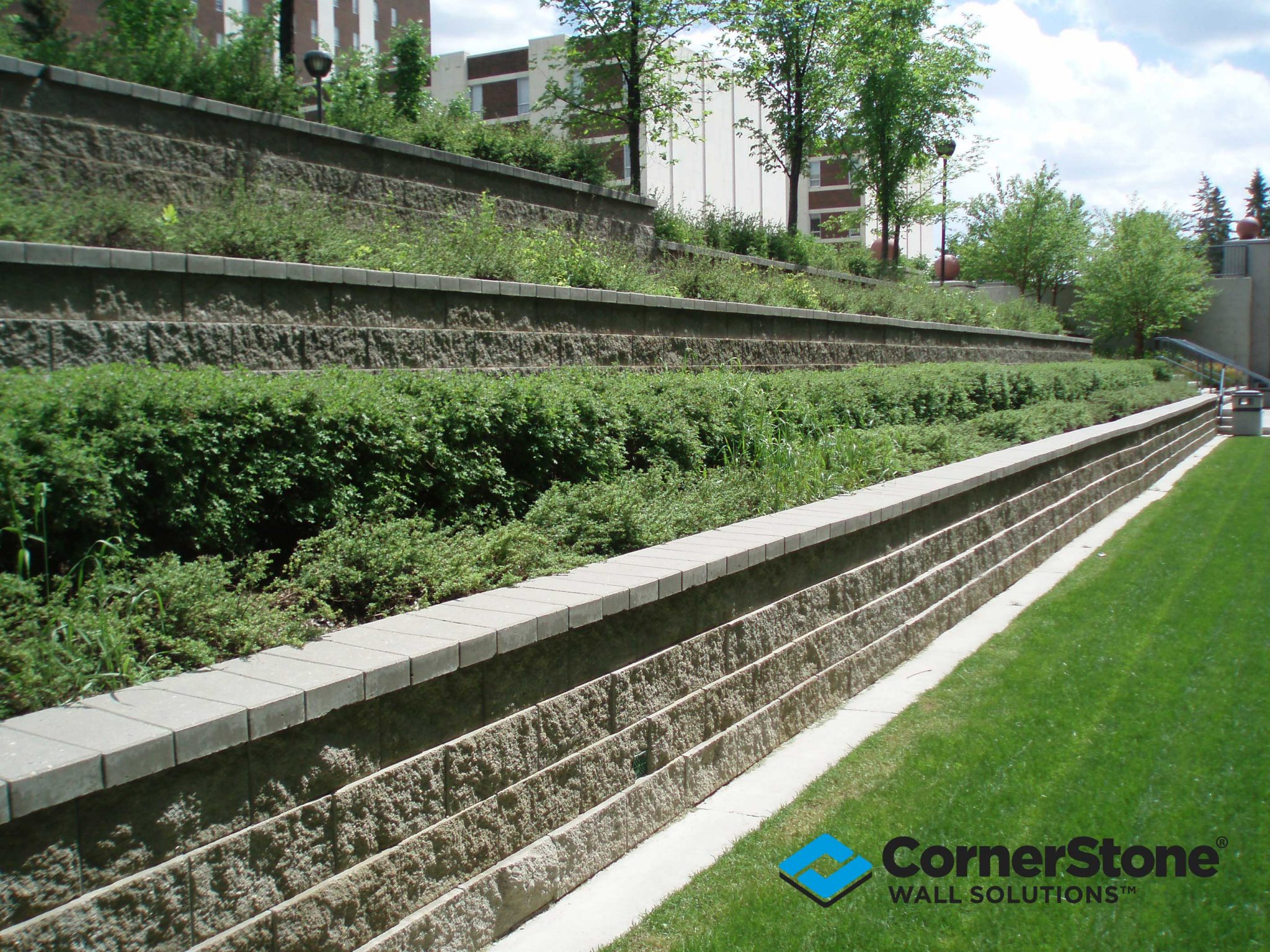 The Pleasing Aesthetics of Terraced Retaining Walls