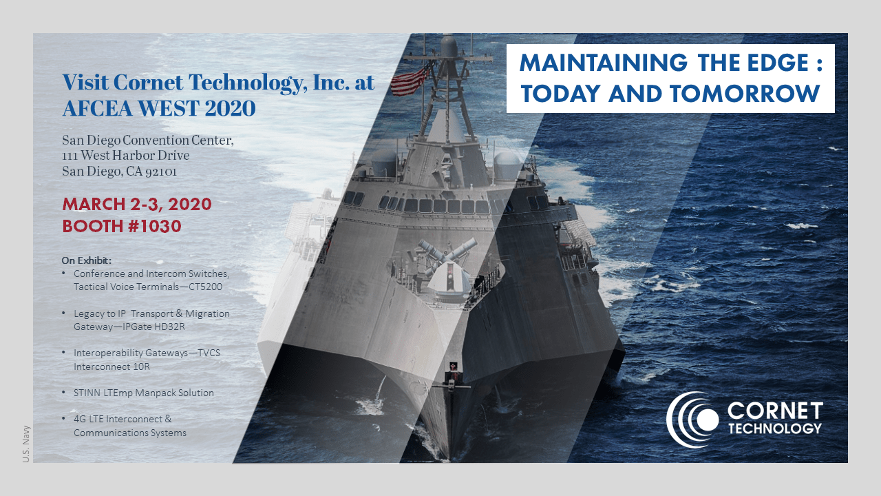 Technology, Inc. at AFCEA WEST 2020