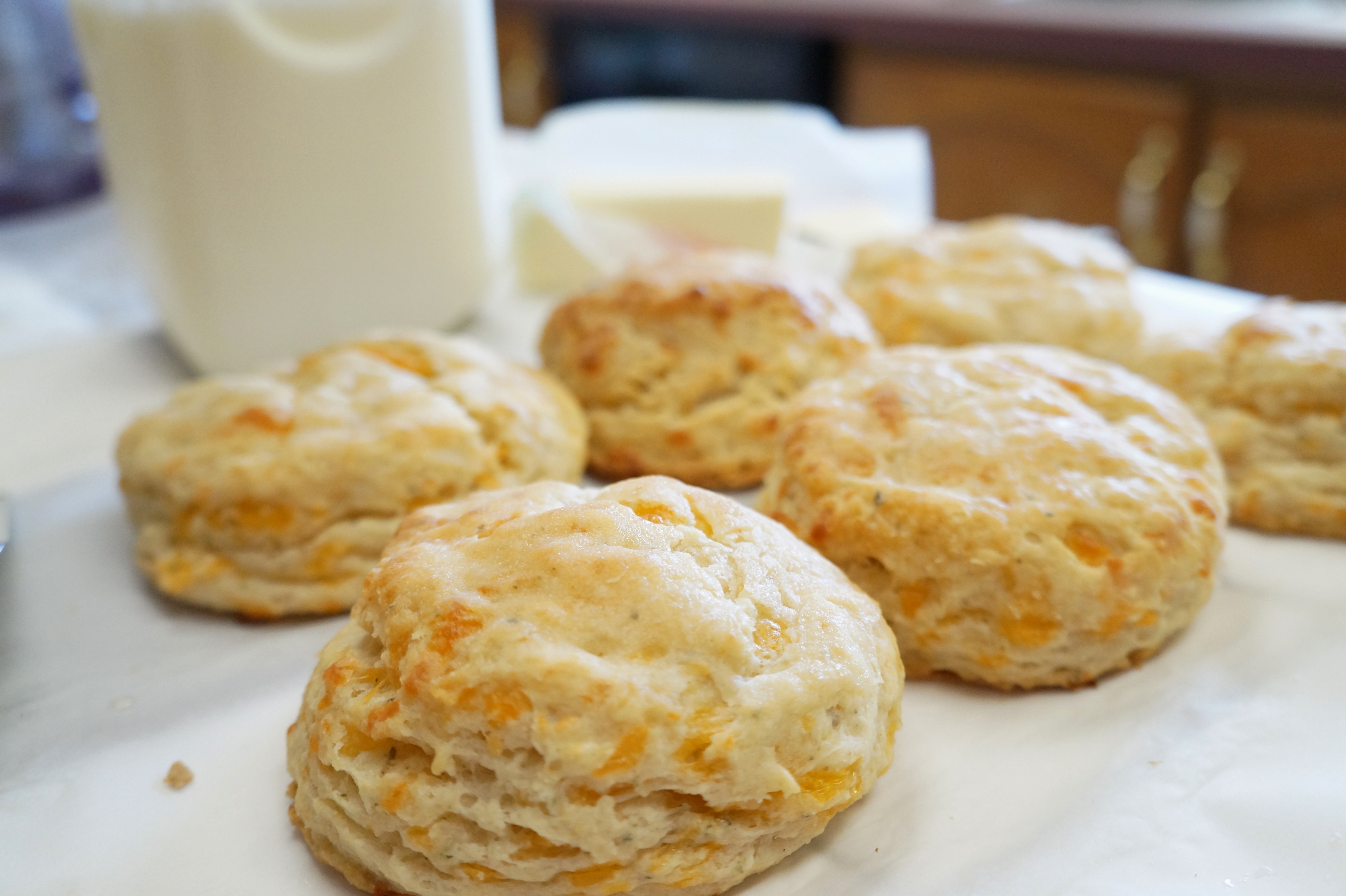 Garlic Cheddar Buttermilk Biscuits Cornfed Creations