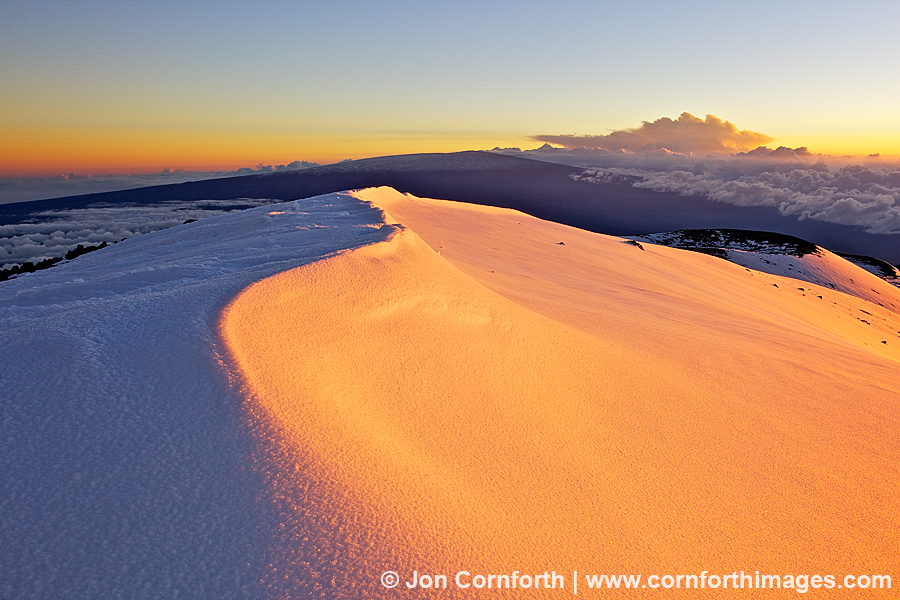 Mauna Kea Snow Sunset 4 Photo, Picture, Print Cornforth Images