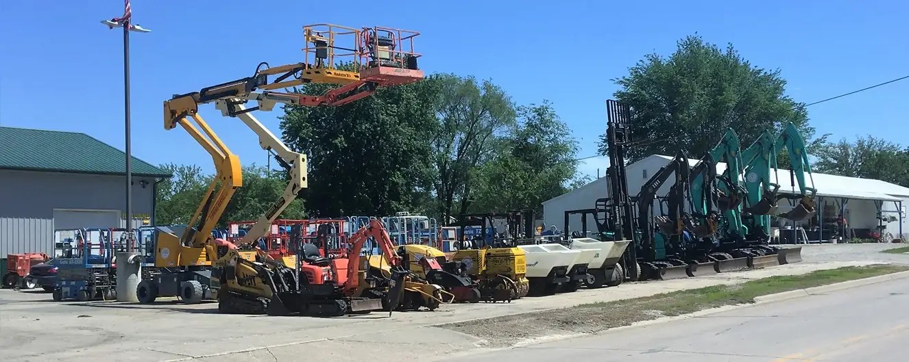 Extensive Equipment Rental Selection near Downtown Omaha