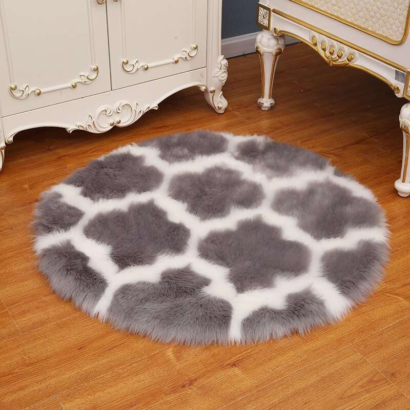 Luxury Circular Shaggy Rug