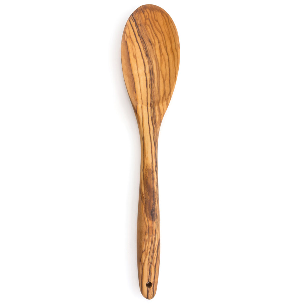 12" Olive Wood Spoon Cornucopia Kitchen