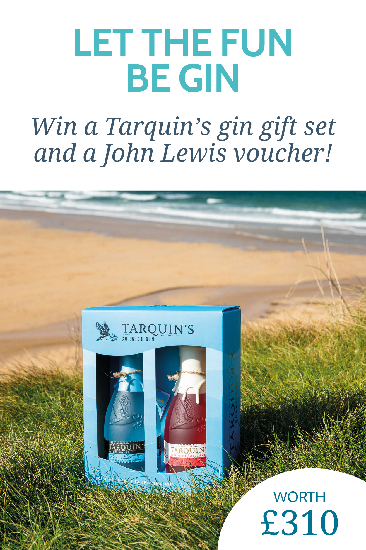 E 29/11 Win a Tarquin’s gin gift set and a John Lewis voucher, worth £