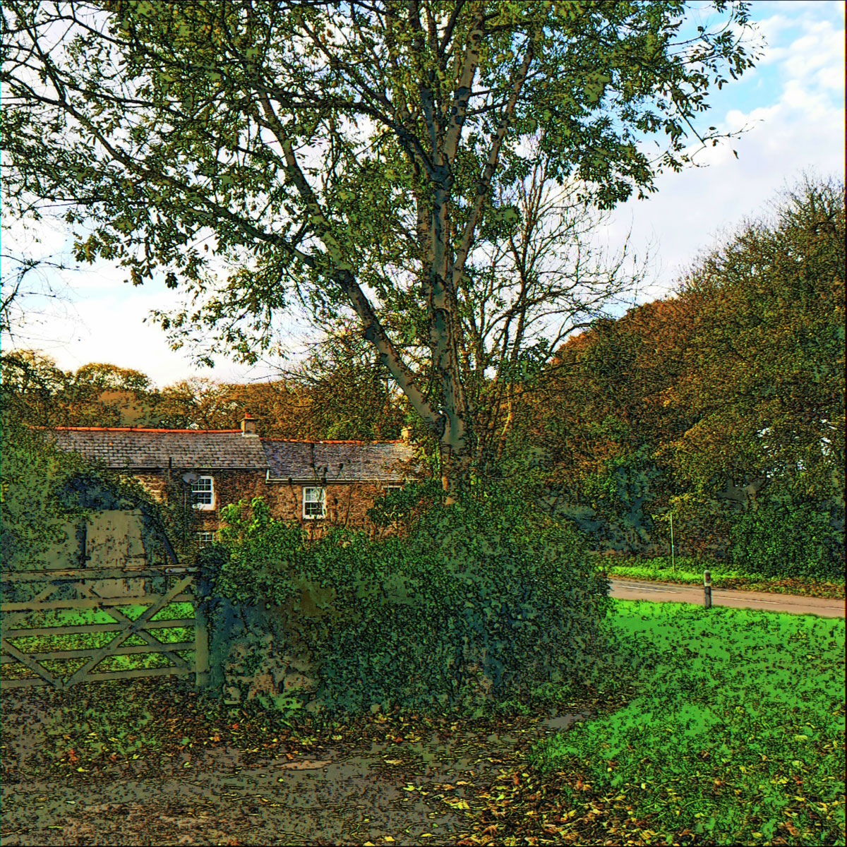 The Old Coach Road Cornwall in Colours