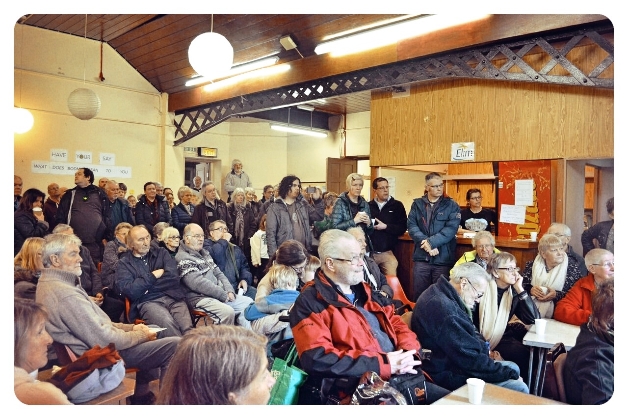 Bodmin shows some love, as Public Rooms campaign draws a crowd