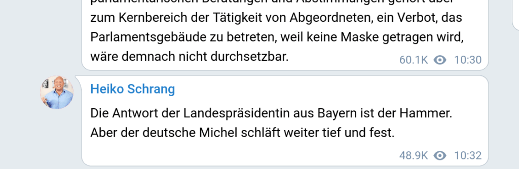Für alle im Bayerischen Landtag gilt eine dringende