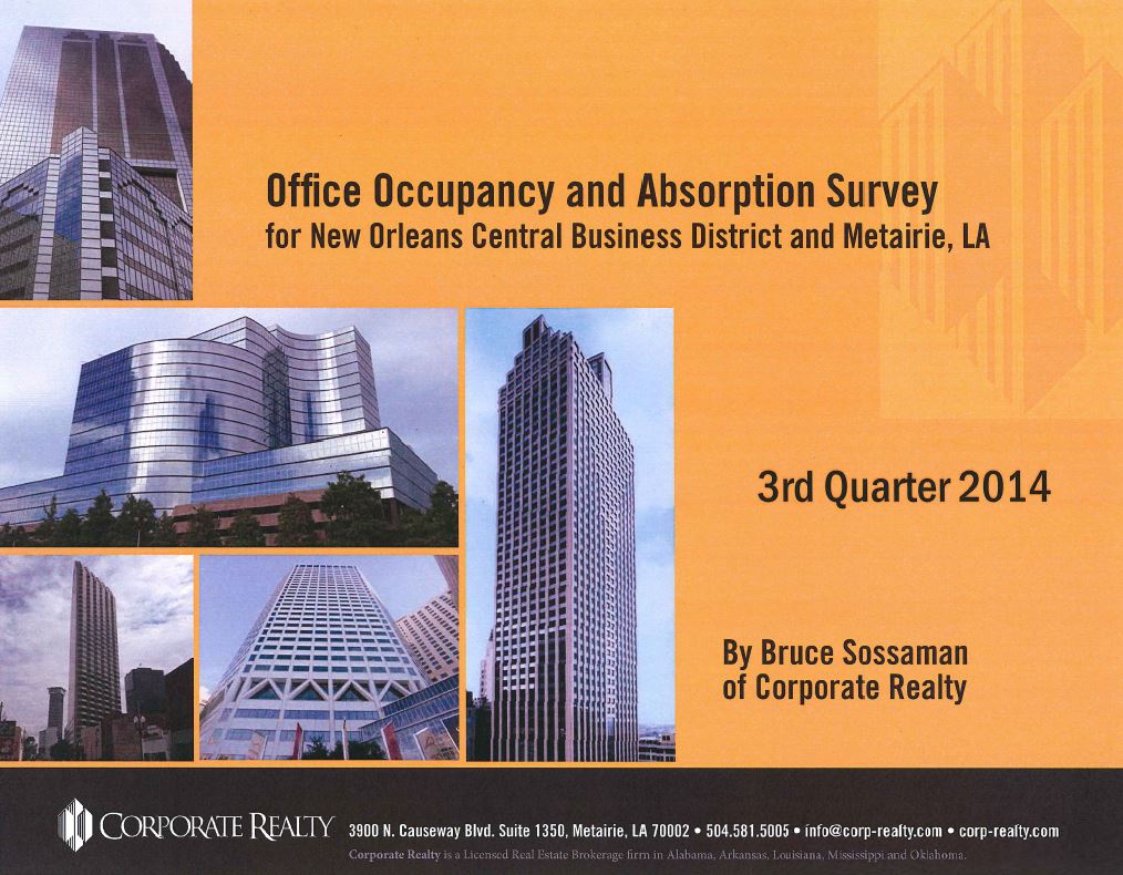 Corporate Realty Publishes 3rd Quarter 2014 Office Leasing Report