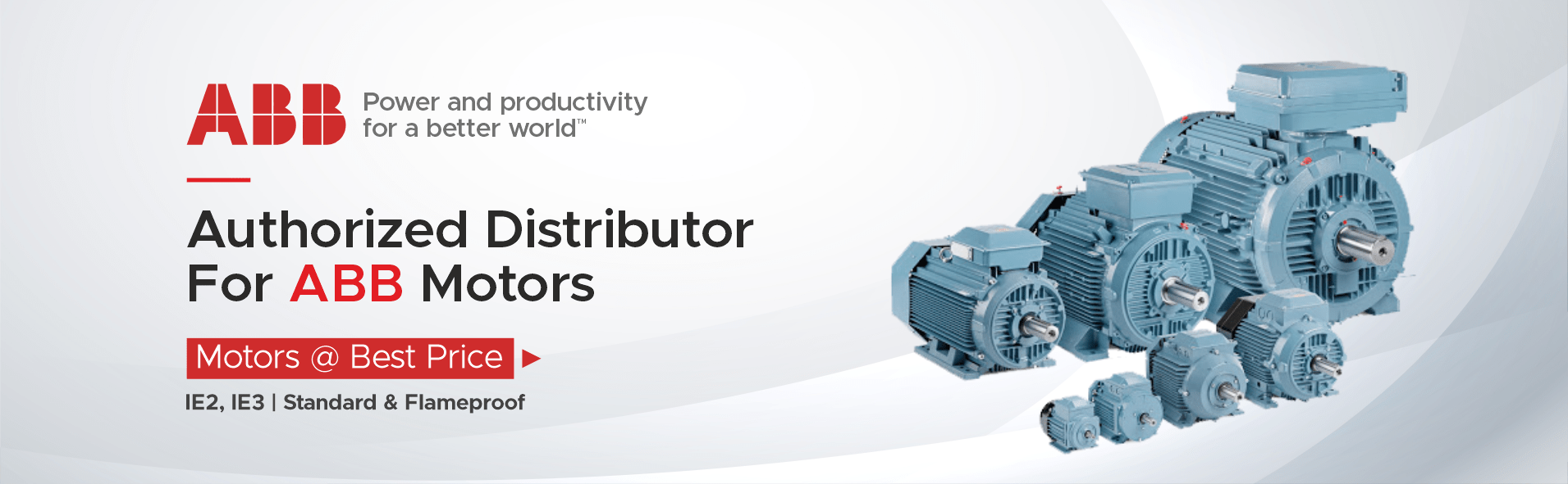 ABB Motors Authorized Distributor and Dealer In India