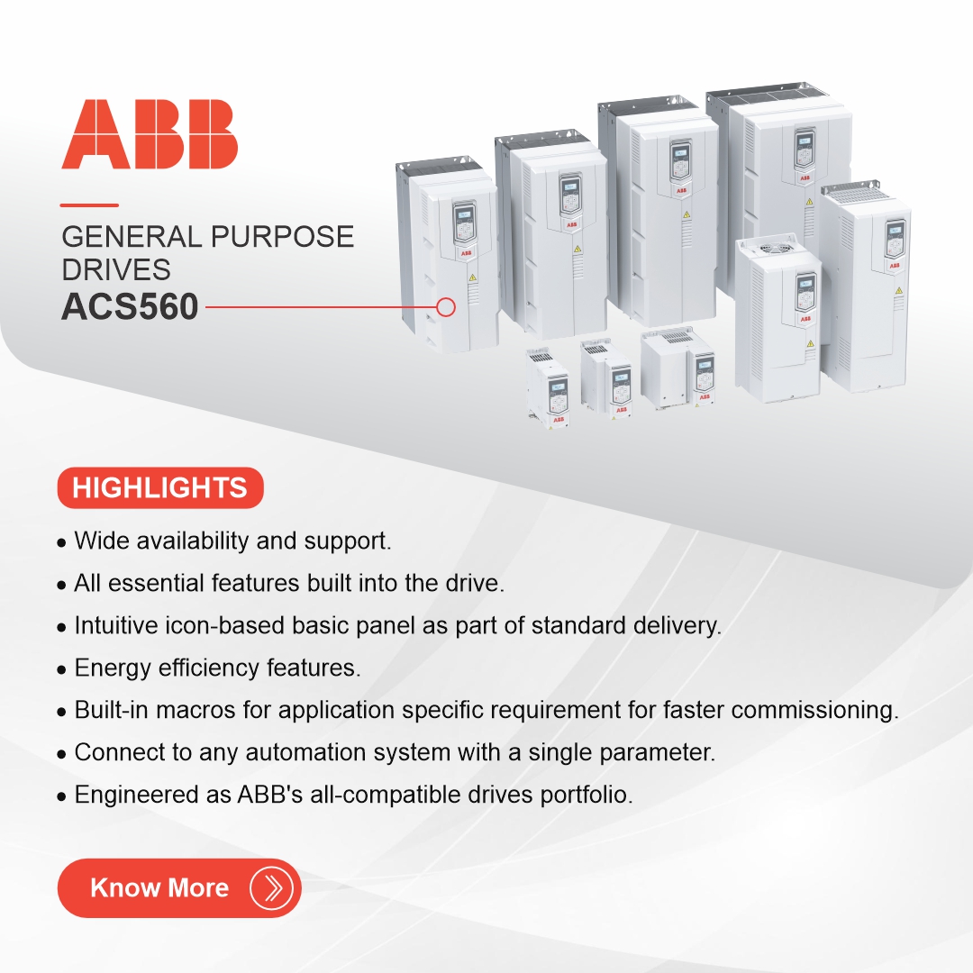 ABB ACS560 Drives Distributors & Dealer Vashi Integrated Solution