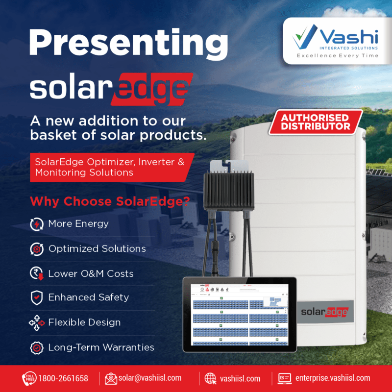SolarEdge Authorised Distributors Vashi Integrated Solutions