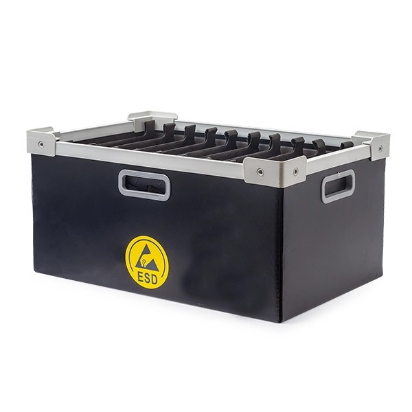 ESD Box with rigid dividers Corplex