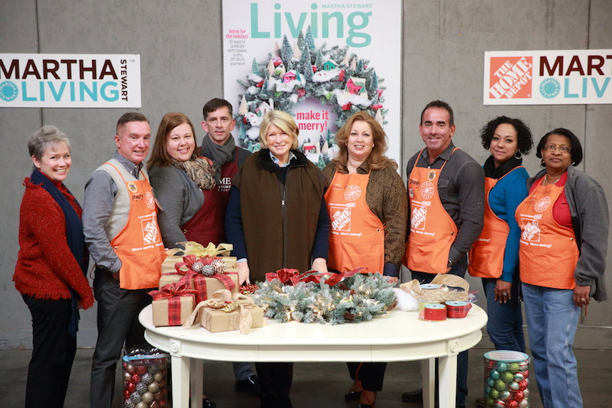 The Home Depot MARTHA STEWART SPENDS HOLIDAY TIME WITH HOME DEPOT