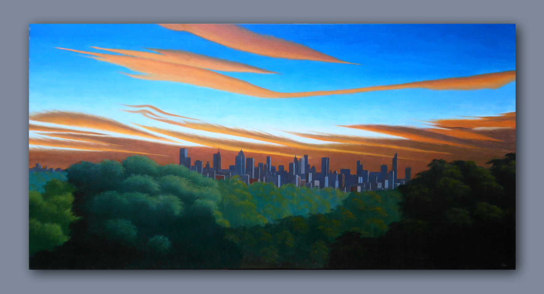 The Roar Of The Approaching Night Corporate Art Rentals