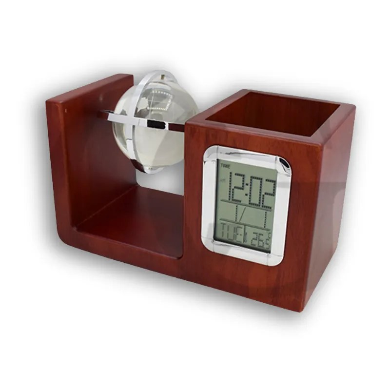 Wooden Frame Digital Clock Corporate Gifting