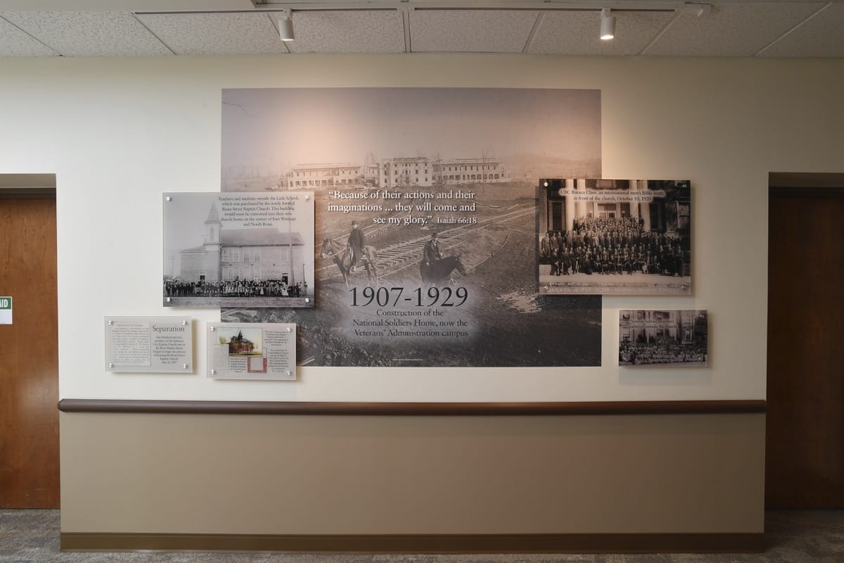 Central Baptist Church Heritage Hall 150 year Historical Display