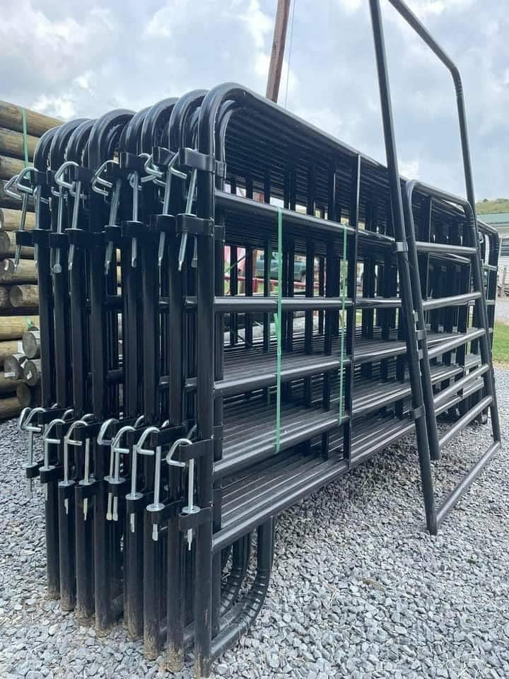 Buy Black 12ft Panels Online corral fence panels
