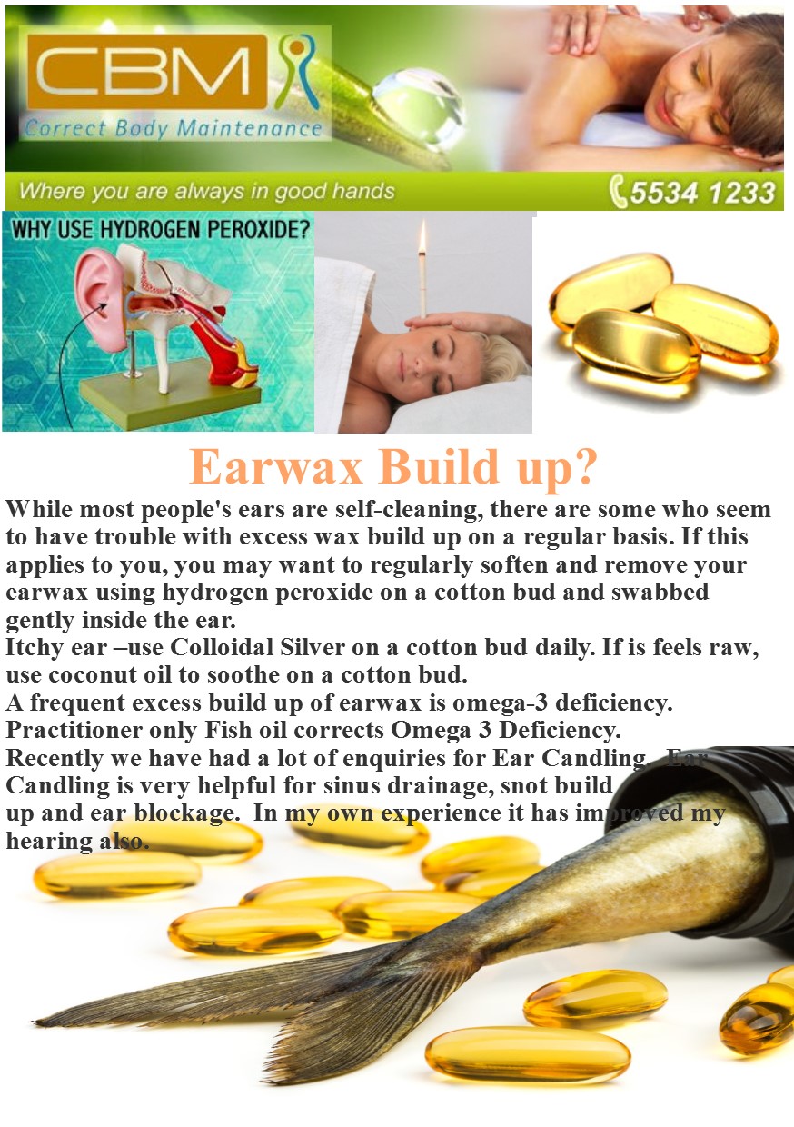 Ear Wax Buildup Correct Body Maintenance