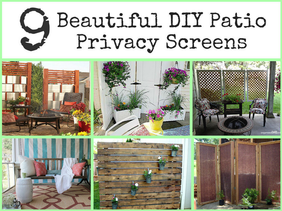 DIY Outdoor Privacy Screen