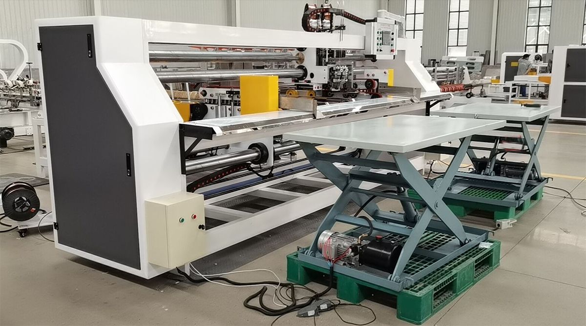 Semiautomatic Stitching Machine Carton Box Machinery Manufacturer